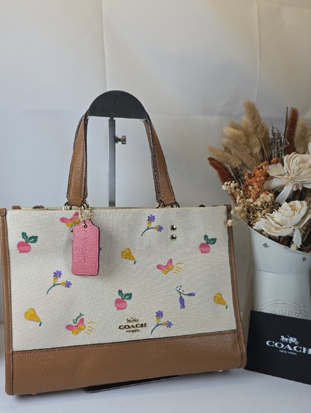 Coach Dempsey Carryall with Dreamy Veggie Print Tote Bag